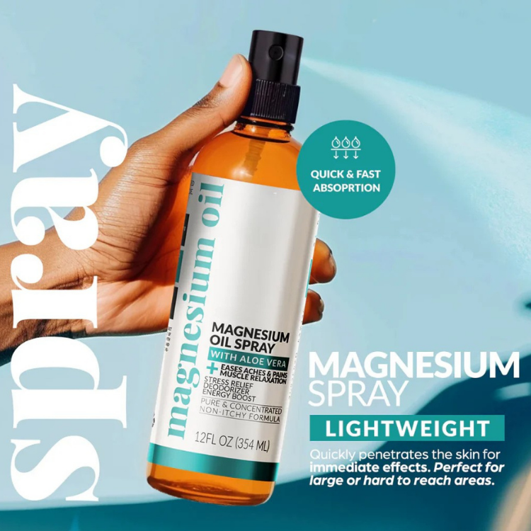 Pain Relief Magnesium Oil + Lotion